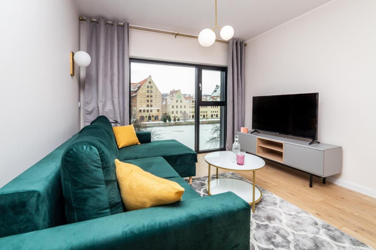 Pobookowane River View Apartments Gdansk Dış mekan fotoğraf