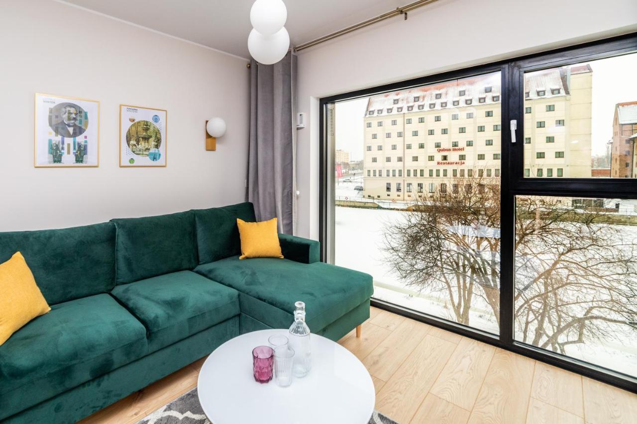 Pobookowane River View Apartments Gdansk Dış mekan fotoğraf
