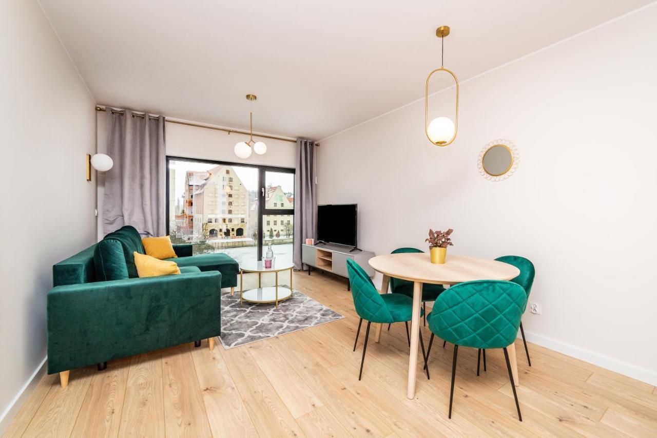 Pobookowane River View Apartments Gdansk Dış mekan fotoğraf