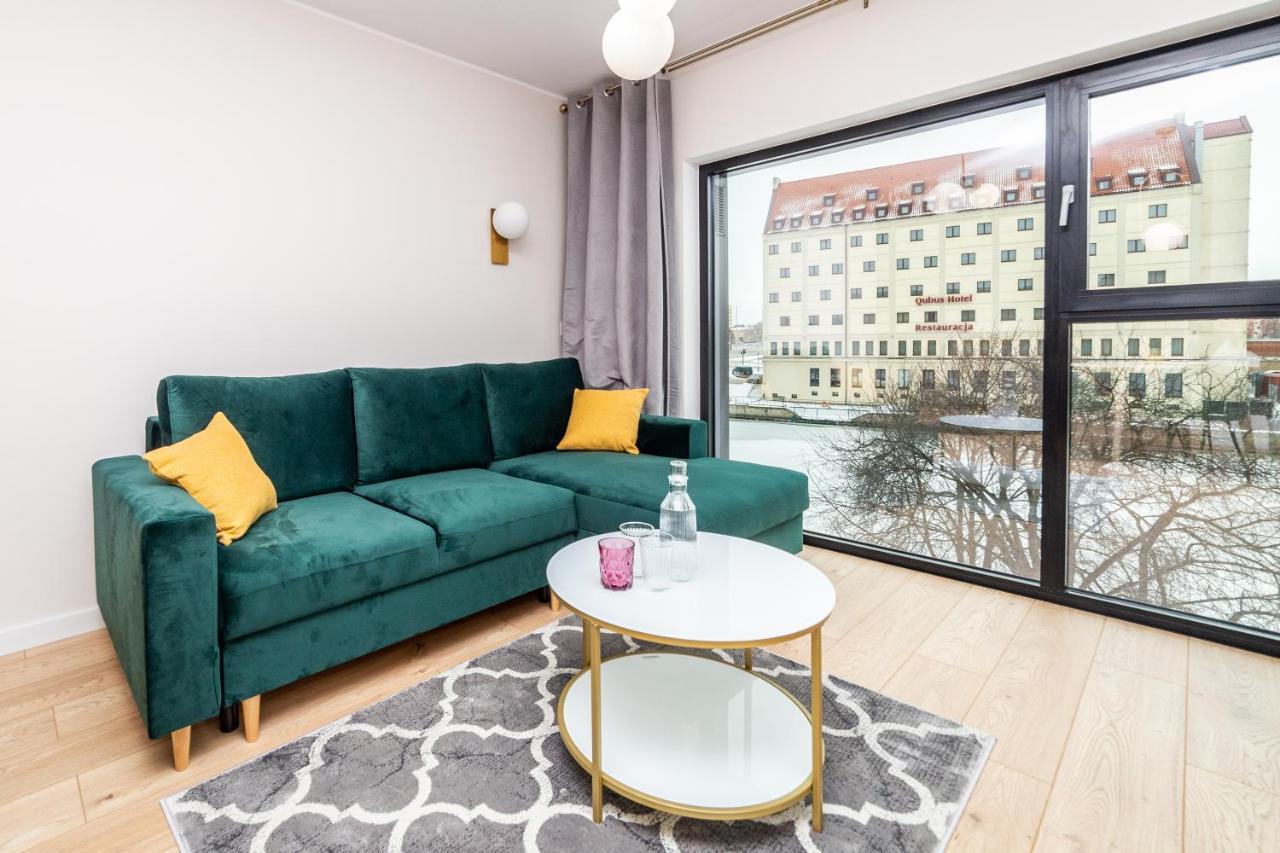 Pobookowane River View Apartments Gdansk Dış mekan fotoğraf