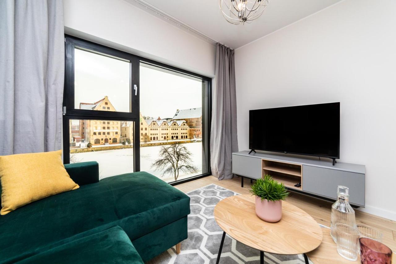 Pobookowane River View Apartments Gdansk Dış mekan fotoğraf