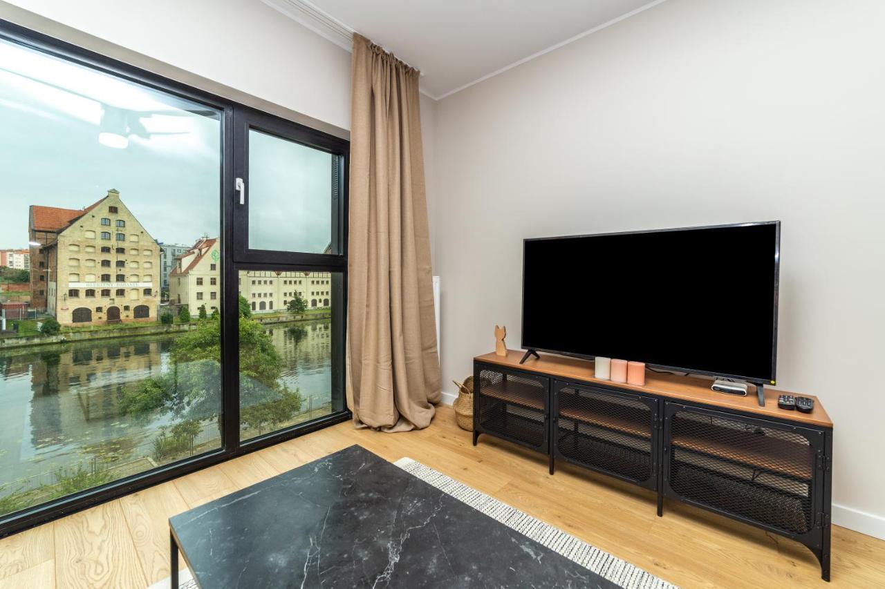 Pobookowane River View Apartments Gdansk Dış mekan fotoğraf