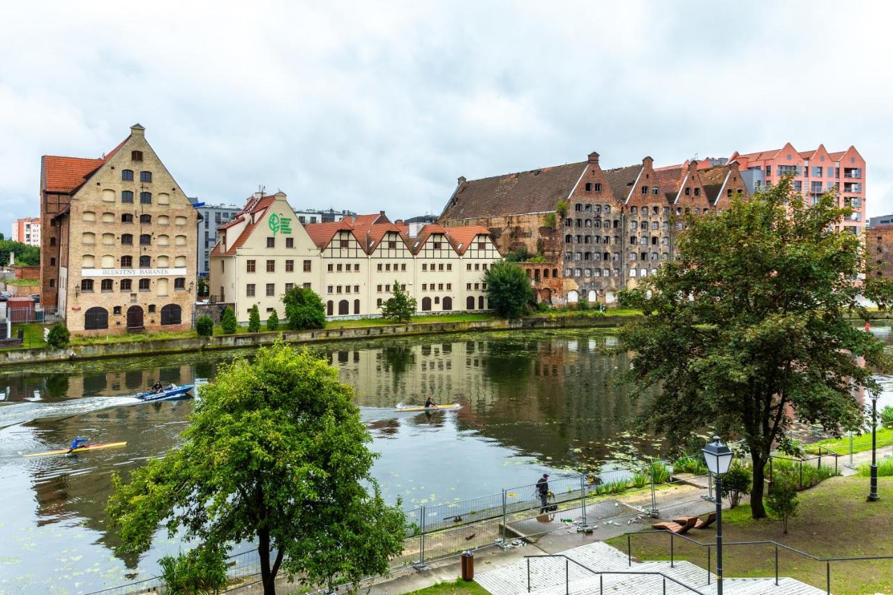 Pobookowane River View Apartments Gdansk Dış mekan fotoğraf