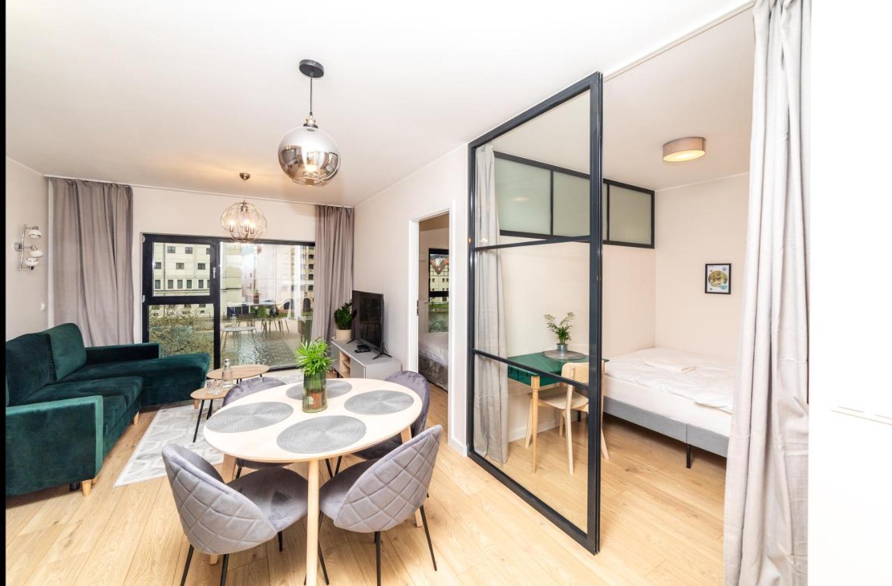 Pobookowane River View Apartments Gdansk Dış mekan fotoğraf